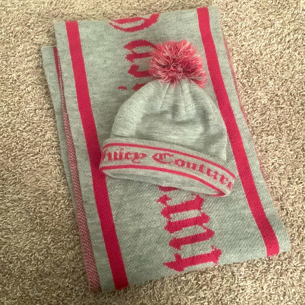 Juicy couture hat and scarf